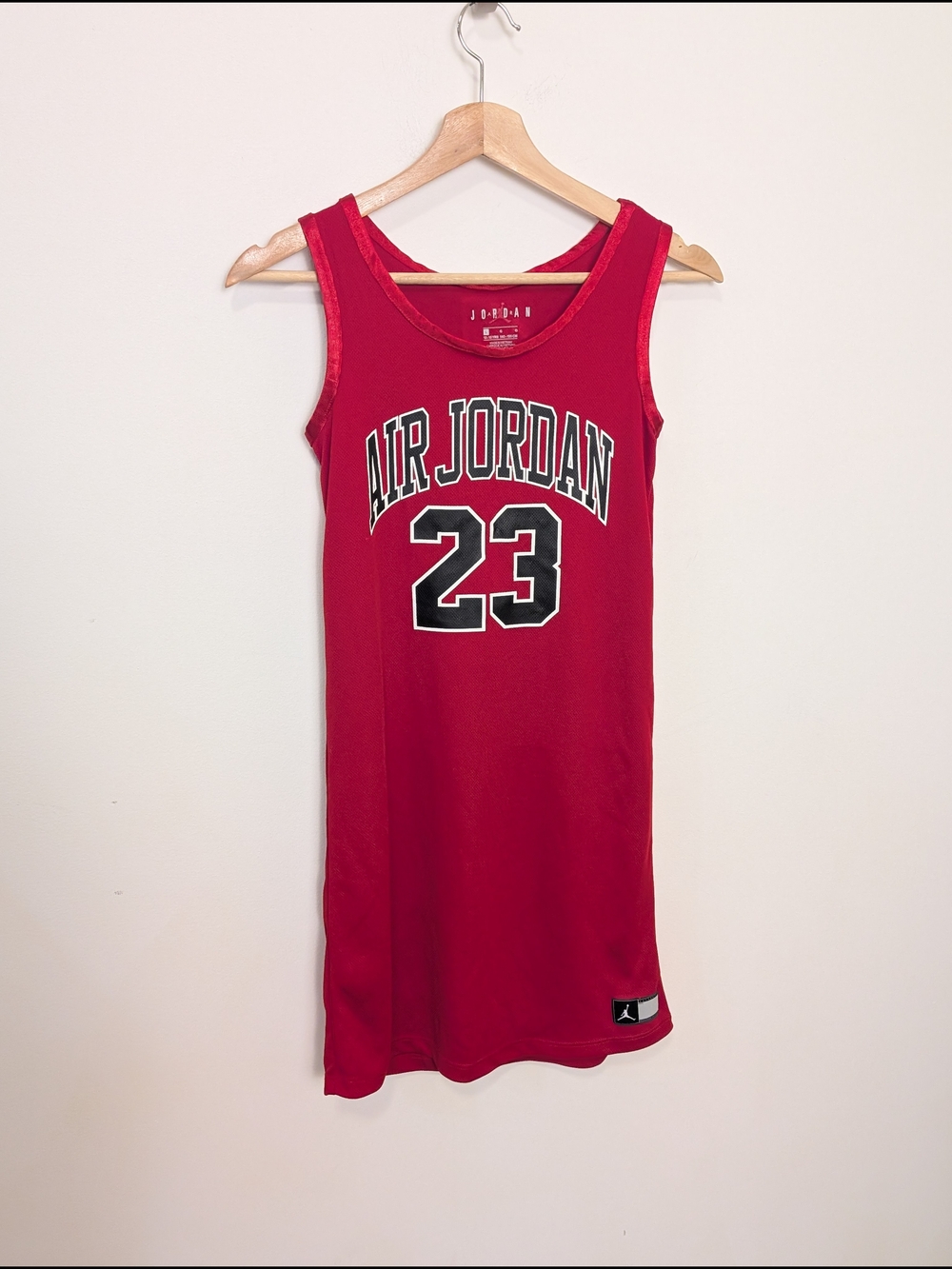 Jordan Air Jordan Red '23' Sleeveless Jersey Dress Girls Size L